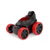 DFERGX Voiture De Cascade RC pour Garçons Et Filles avec Lumière Et Musique, Jouets De Voiture De Camion Tout-Terrain 4 Roues