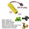 ZYGY 5PCS 3.7V 1000mAh Batterie avec 5 en 1 Chargeur pour TB202 TB201 TM201 TM202 TC141 DE35 DE38 DE40 DE50 DE84 S767 SL-356A