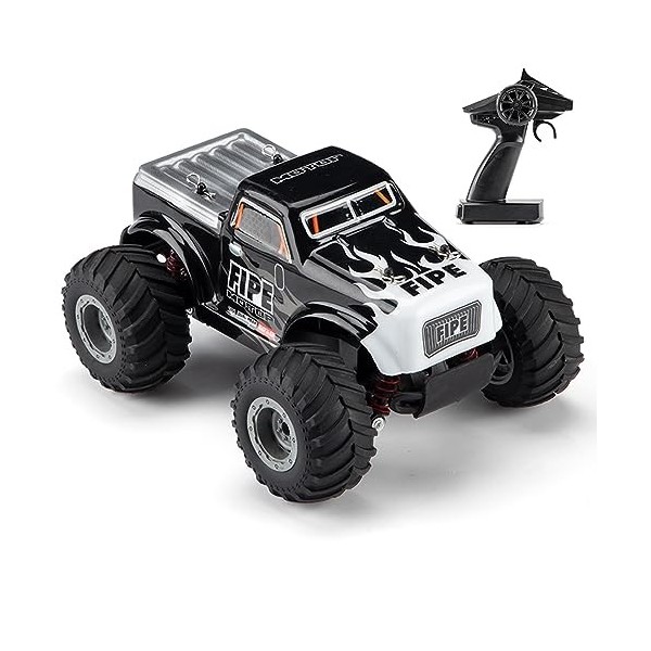 Goolsky Voiture télécommandée, Camion télécommandé Tout-Terrain 1:20 2,4 GHz pour Enfants garçons Jouet de véhicule Tout-Terr