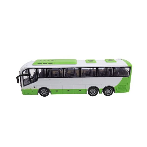 Bewinner Bus télécommandé, Grand Bus électrique RC Vif Modèle 1/30 éducatif pour Les Enfants de Plus de 3 Ans pour Faire du S