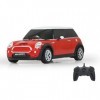 Jamara - Mini Cooper S Rouge - Echelle 1:24 - Maquette Voiture Télécommandée