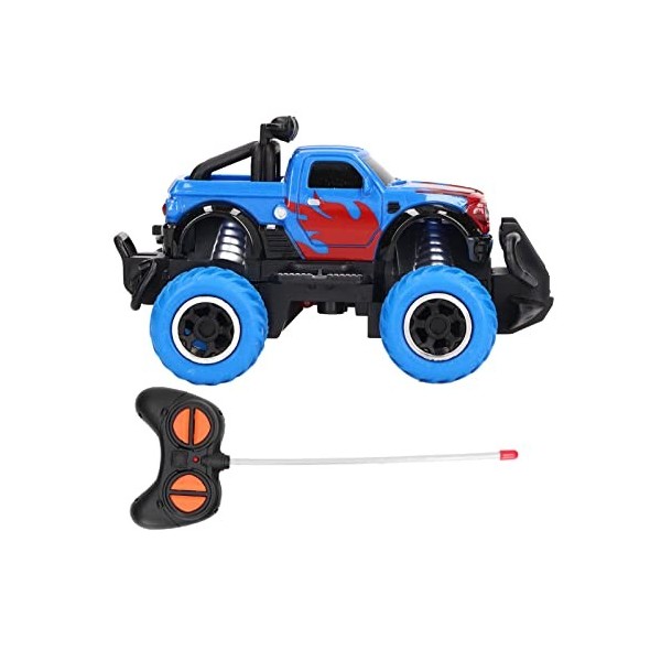 Dilwe Véhicule Tout-Terrain télécommandé 1:43, 2 Couleurs, Mini Pare-Chocs Robustes Cadeau danniversaire de Voiture RC pour 
