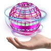 Zookao Flying Spinner Boule Volante Lumineuse Magique Mini Drone Enfant, Cadeau Jouet Garcon Fille Enfant 6-18 Ans, Flying Bo