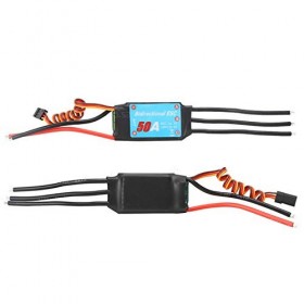 VGEBY brushless ESC, 20-60A unidirectionnel 1: 1 Sortie de Puissance télécommande Voiture brushless ESC RC régulateur électro
