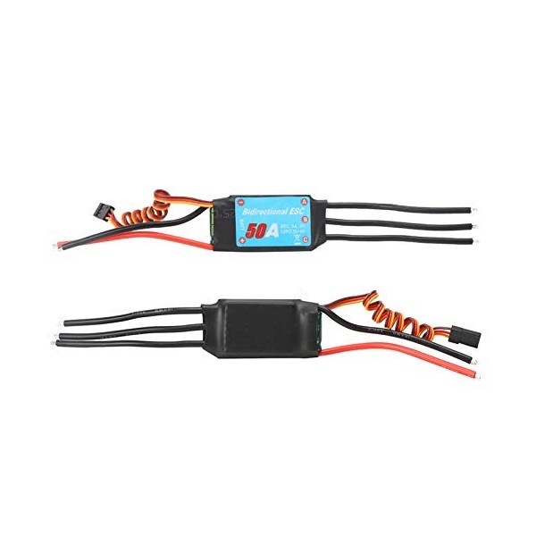 VGEBY brushless ESC, 20-60A unidirectionnel 1: 1 Sortie de Puissance télécommande Voiture brushless ESC RC régulateur électro