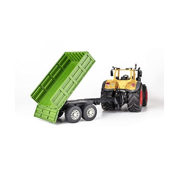 Carson 500907660 Remorque 1:16 pour Tracteur RC Vert - Véhicule radiocommandé, Tracteur RC, Accessoires pour tracteurs radioc