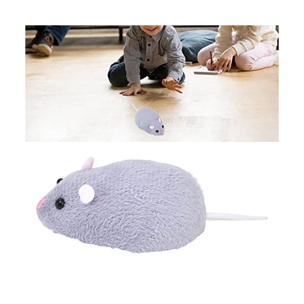 Rongm Jouet télécommandé électrique Forme drôle Souris télécommandée de réalité intéressante pour Cadeau de Noël de Jouet pou