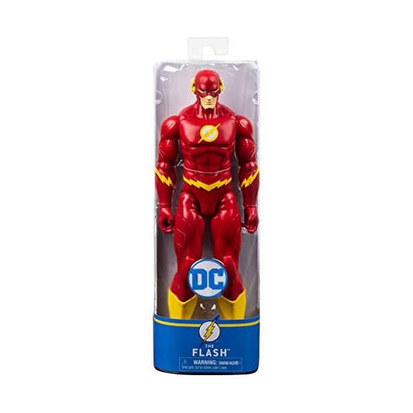 DC Comics The Flash - Figurine Flash 30 Cm - Figurine Flash Articulée 30 Cm - Revivez Les Aventures De lhomme A Grande Vites