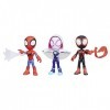 Marvel Spidey And His Amazing Friends, Pack de 3 Figurines Exclusivité sur Amazon