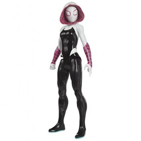 Marvel Spider-Man, Figurine Spider-Gwen de 30 cm inspirée de Spider-Man: Across The Spider-Verse, pour Enfants dès 4 Ans