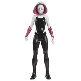 Marvel Spider-Man, Figurine Spider-Gwen de 30 cm inspirée de Spider-Man: Across The Spider-Verse, pour Enfants dès 4 Ans
