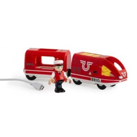 BRIO World - 33746 - TRAIN DE VOYAGEUR RECHARGEABLE