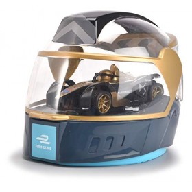 Dickie Toys Formula E Mini RC Voiture de Course 2 canaux, jusquà 6 km/h, télécommande avec câble de Charge pour véhicule, 3 