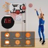 Herenear Mini Panier de Basket pour Enfants, Intérieur Mini Panier Basketball Mural avec 2 Ballon et la Pompe Jouets Sport po