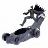 dc comics Batman - Pack Batmobile + Figurine Batman 30 Cm Véhicule Batmobile Et Figurine Articulée 30 Cm - Jouet Enfant 4 Ans