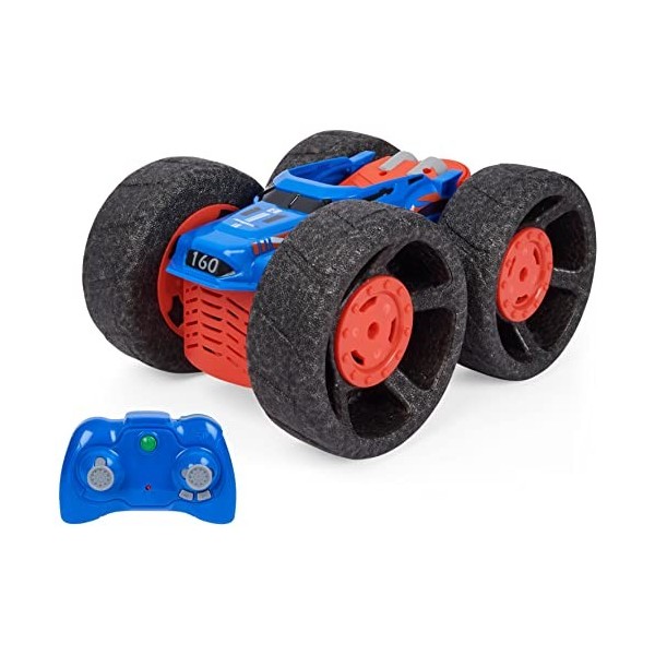 AIR HOGS - JUMP FURY RC VOITURE RADIOCOMMANDEE - Voiture enfant télécommandée qui saute jusquà 55 cm Avec Roues Anti-Chocs -