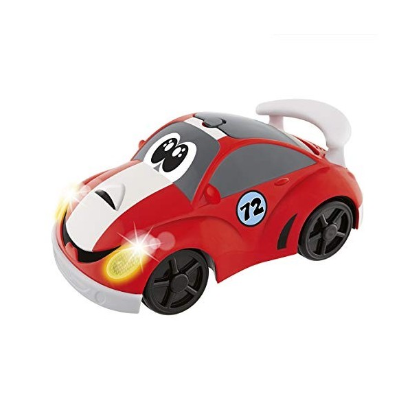 Chicco Johnny Coupé Racing Voiture Radiocommandée pour Enfants, Voiture de Course Radiocommandée avec Phares qui SAllument, 