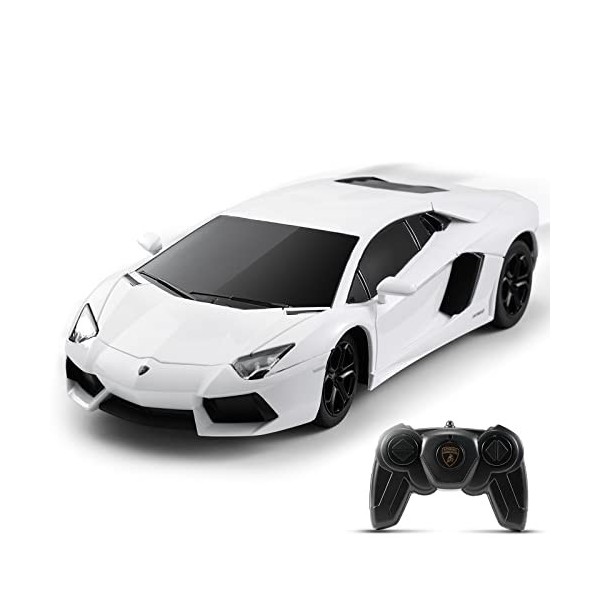 SainSmart Jr. Lamborghini Voiture pour Enfant, 1:24 Modèle sous Licence Lamborghini, RC Telecommandée Jouet pour Garçon Fille