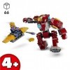 LEGO 76263 Marvel La Hulkbuster d’Iron Man Contre Thanos, Jouet pour Enfants Dès 4 Ans, Action de Super-Héros Basée sur Aveng