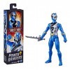 Power Rangers, Ranger Bleu Dino Fury, Figurine articulée de 30 cm inspirée de la série télé