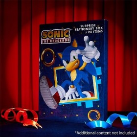 Sonic The Hedgehog Calendrier de lAvent 2023 Enfant 24 Surprises Papeterie Jouet Stickers Sonic Advent Calendar Officiel