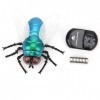 Télécommande Fly Toy Jouet Insectes Réalistes Blague Jouets Simulation Insecte Fly Toy Prank Trick Effrayant pour Halloween P