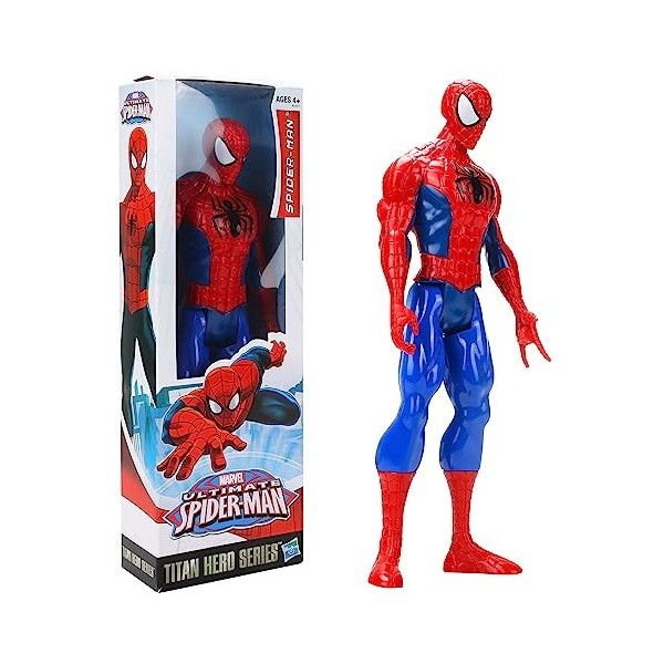 Figurine Spider-Man, Spider-Man Marvel Hasbro Titan Hero Series, Marvel Figurine daction Spider-Man 30 CM Figurine Spider-Ma