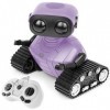 BEERYFUN Jouets robots télécommandés rechargeables pour enfants pour garçons et filles, jouet télécommandé avec yeux LED et m