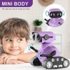 BEERYFUN Jouets robots télécommandés rechargeables pour enfants pour garçons et filles, jouet télécommandé avec yeux LED et m