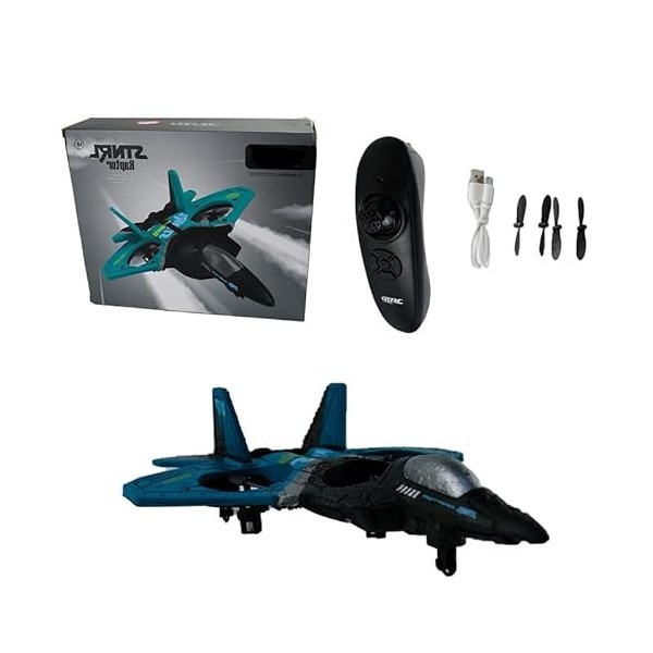 Tizund Remote Control Aircraft, Induction Skills V17 Foam Remote Control 4 Jouets de Moteur, 2.4GHz Tumbling Cool Light RC Av