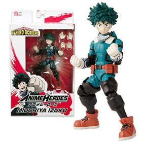 Anime Heroes BANDAI My Heroes Academia – Anime-Heldenfigur 17 cm – Midoriya Izuku – 36911, Mehrfarbig