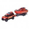 Majorette Land Rover Fire Recue + Boat 213716001