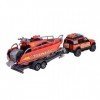 Majorette Land Rover Fire Recue + Boat 213716001