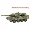 HSP Himoto German Leopard 2A7 Mini char télécommandé RC avec batterie intégrée, télécommandable dans toutes les directions, k