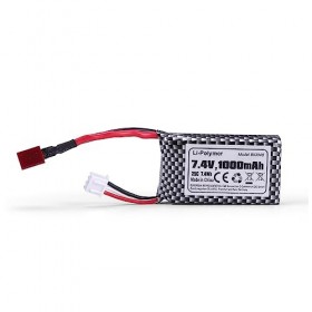 HAIBOXING - RC Cars T-Plug Batterie au lithium pour voiture télécommandée 7,4 V 1000 mAh M16150