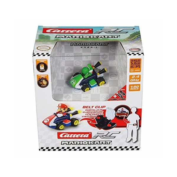 2,4GHz Mario Kart TM Mini RC, Yoshi Paperbox 370430004P 