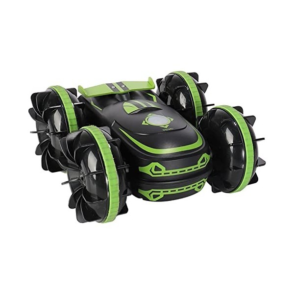 Voiture télécommandée amphibie, voiture RC Stunt avec capteur de gestes, bateau radiocommandé, 2,4 GHz 4WD avec flip à 360°, 