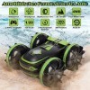 Voiture télécommandée amphibie, voiture RC Stunt avec capteur de gestes, bateau radiocommandé, 2,4 GHz 4WD avec flip à 360°, 