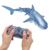 Kudoo Jouet de Requin Télécommandé 2.4G, Simulation électronique de Jouet de Bateau de Poisson de Requin, Jouet danimal à Je