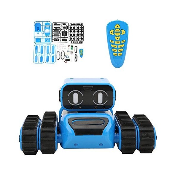 Acouto Télécommande Robot Jouet Bricolage Assemblage Enfants Programmables Enfant Assembler des Jouets éducatifs Robot Versi