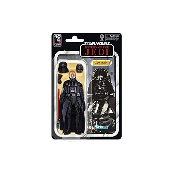 Star Wars The Black Series, Dark Vador, Star Wars : Le Retour du Jedi, 40e Anniversaire, Figurine de 15 cm