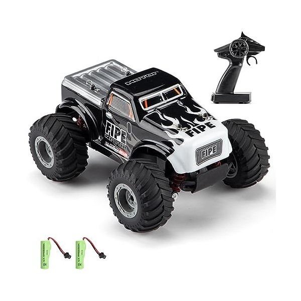 HUIOP Voiture télécommandée,Camion télécommandé Tout-Terrain 1:20 2,4 GHz pour Enfants garçons,véhicule Tout-Terrain électriq