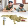 Infrarouge RC Crocodile Jouet, Simulation Télécommande Reptile Modèle Animal Jouet Interaction Parent-Enfant Jouet Éducatif p