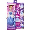 Disney Princess- Disney Princesse Cendrillons Poupée de Mode 10 Combinaisons de Tenues Jouets pour Enfants à partir de 3 Ans,