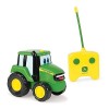 TOMY - Johnny le Tracteur Radiocommandé de John Deere 42946, Éducatif, Jouet Premier Age, Voiture Télécommandée Adaptée aux E