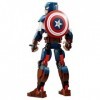 LEGO 76258 Marvel La Figurine de Captain America, avec Bouclier, Collection Avengers, Jouet Super-Héros, Cadeau danniversair