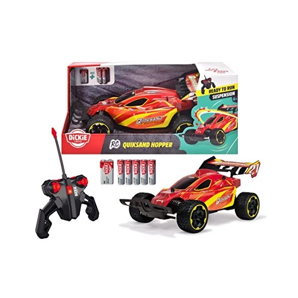 Dickie Toys - RC Quiksand Hopper - Voiture télécommandée 32 cm pour Enfants à partir de 6 Ans, véhicule Jouet avec télécomm