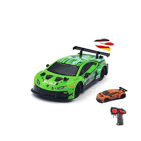 Lamborghini Huracan GT3 Véhicule radiocommandé au design original sous licence, modèle 1:24, prêt à conduire, voiture avec té