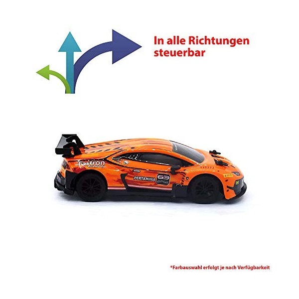 Lamborghini Huracan GT3 Véhicule radiocommandé au design original sous licence, modèle 1:24, prêt à conduire, voiture avec té