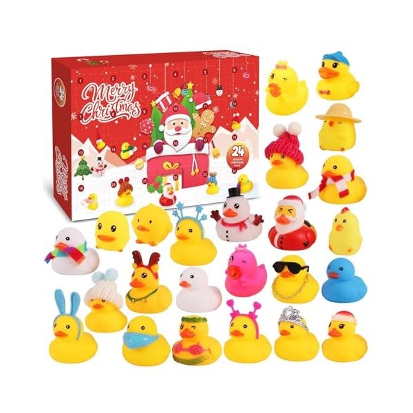 GROOFOO Calendrier De L'Avent 2023, Calendrier De L'Avent De 24 Jours